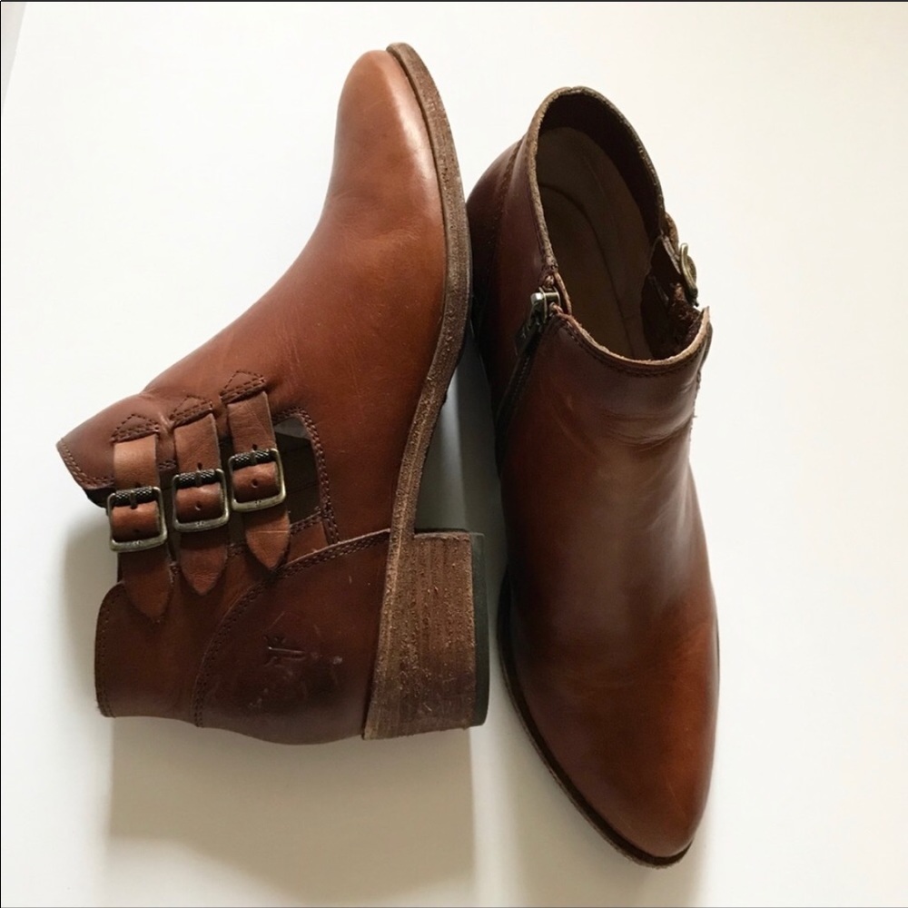 Frye buckle bootie